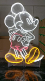 COACH x Disney neon light props