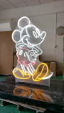COACH x Disney neon light props