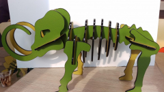 COACH display props dinosaurs