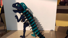 COACH display props dinosaurs