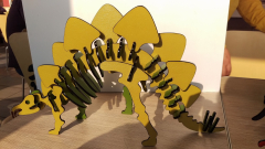 COACH display props dinosaurs
