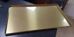 Display props stainless steel metal
